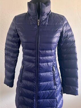 Armani Exchange Women’s Quilted Long Puffer Jacket Excellent Condition